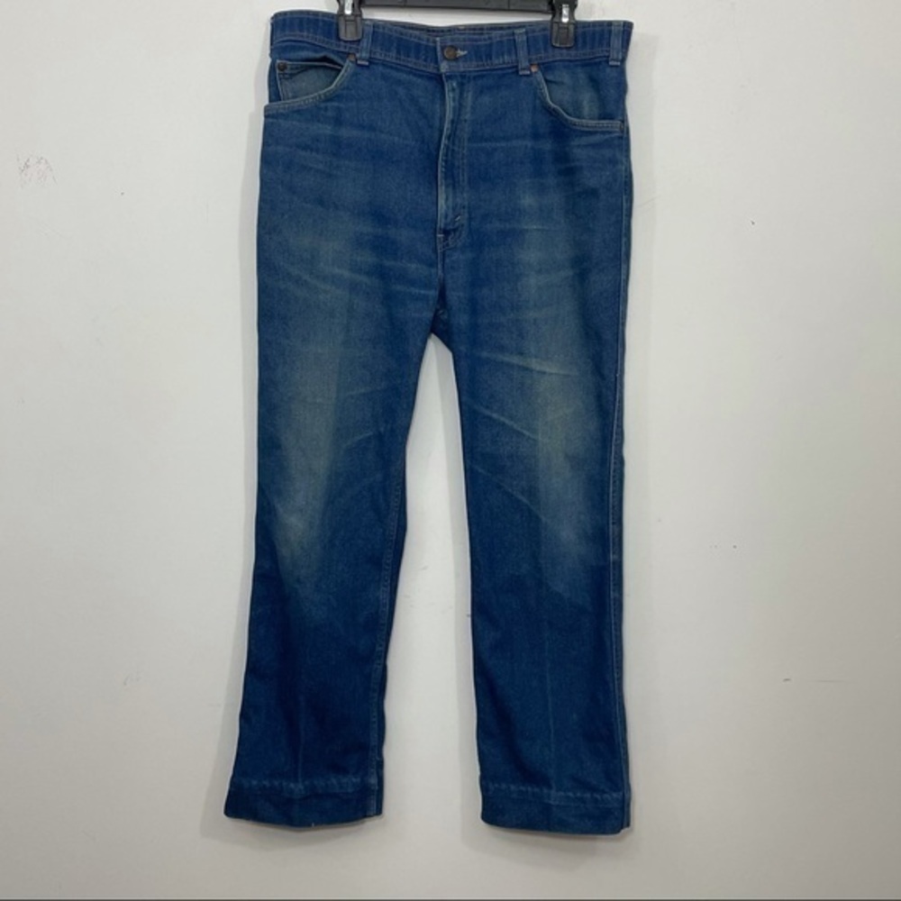 Vintage levis straight leg  blue made in USA 38